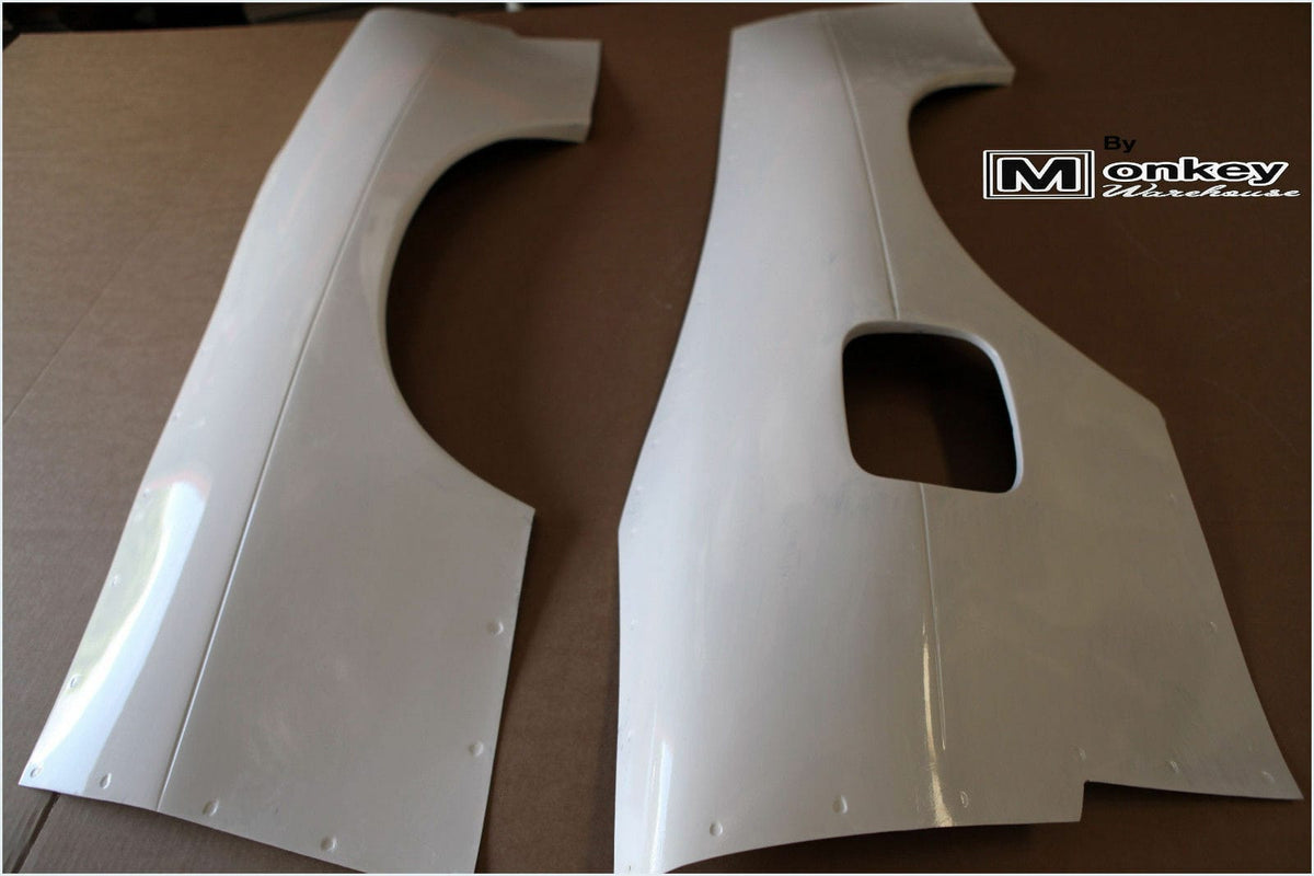 Installed View - Nissan 180SX: Origin Style Rear Quarter Panels