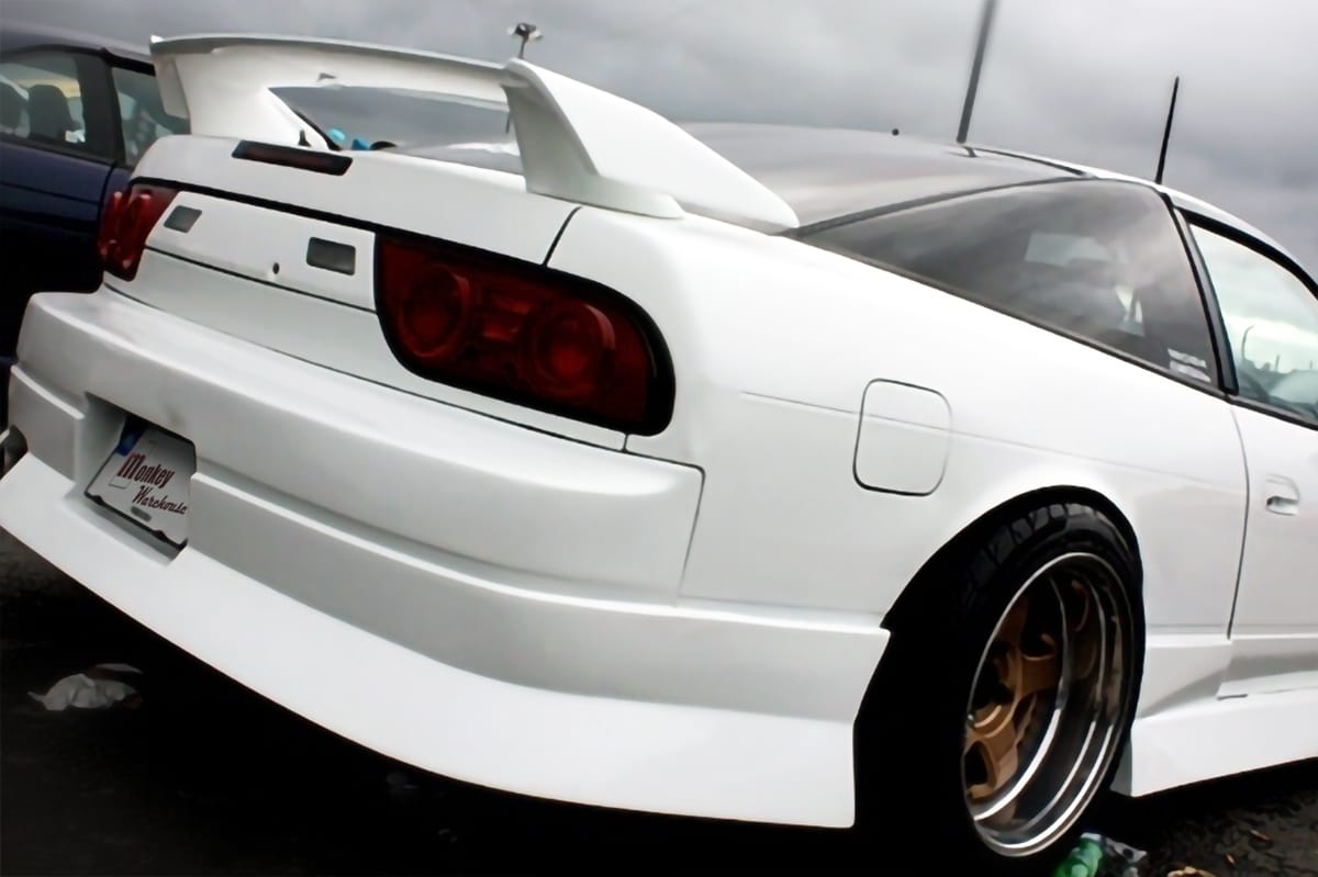 Installed View - Nissan 180SX: Origin Style Rear Quarter Panels