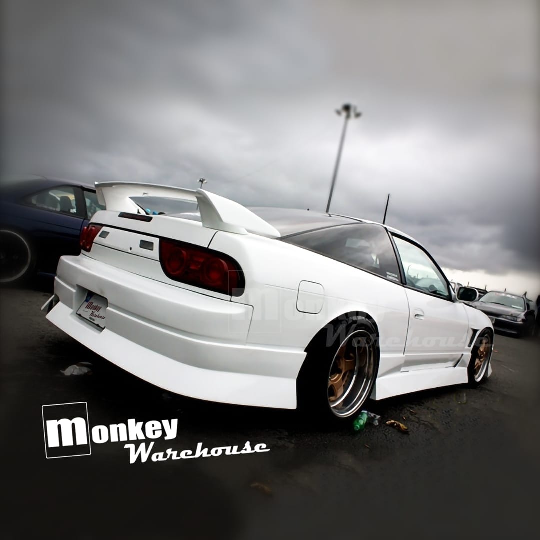 Installed View - Nissan 180SX: Origin Style Rear Quarter Panels