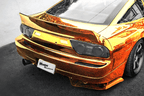 Installed View - Nissan 180SX: Rocket Bunny Style Rear Boot Drift Wing