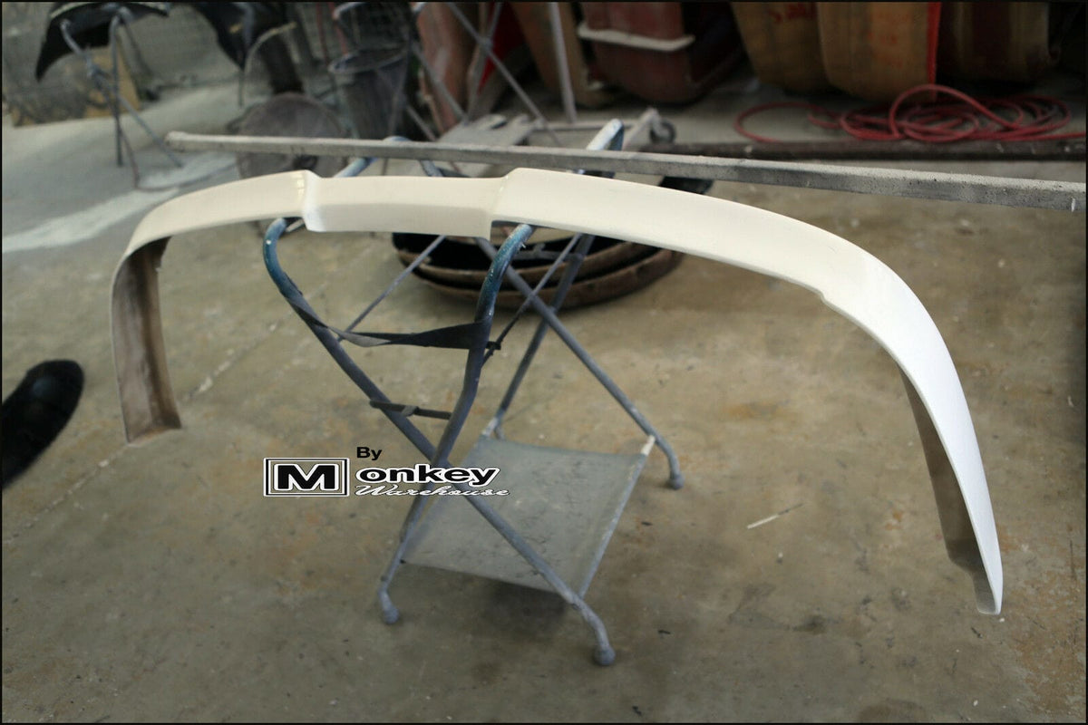Installed View - Nissan 180SX S13 Coupe: Type-X Style Front Bumper Add-on Lip