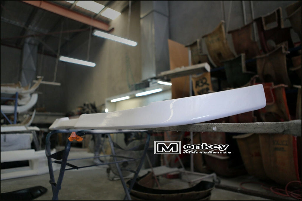 Installed View - Nissan 180SX S13 Coupe: Type-X Style Front Bumper Add-on Lip