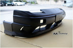 Installed View - Nissan 180SX: Type X Style Front Bumper & Pods