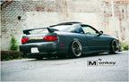 Installed View - Nissan 180SX: Type X Style Rear Bumper Bar Lip Kit