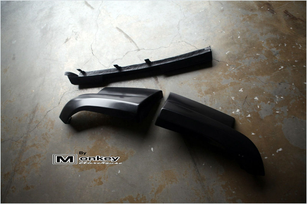 Installed View - Nissan 180SX: Type X Style Rear Bumper Bar Lip Kit