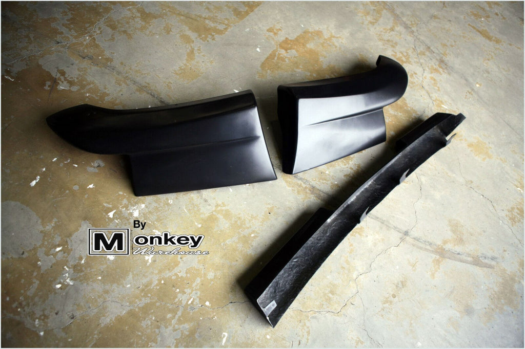 Installed View - Nissan 180SX: Type X Style Rear Bumper Bar Lip Kit