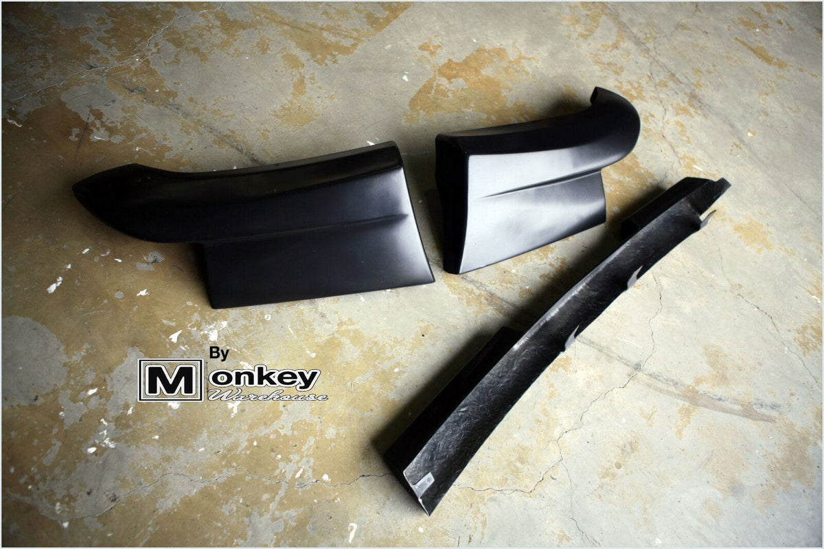 Installed View - Nissan 180SX: Type X Style Rear Bumper Bar Lip Kit