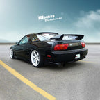 Installed View - Nissan 180SX: Type X Style Rear Bumper Bar Lip Kit