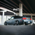 Installed View - Nissan 180SX: Type X Style Rear Bumper Bar Lip Kit