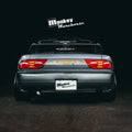 Installed View - Nissan 180SX: Type X Style Rear Bumper Bar Lip Kit