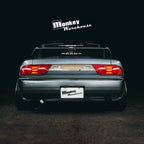 Installed View - Nissan 180SX: Type X Style Rear Bumper Bar Lip Kit
