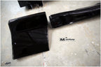 Installed View - Nissan 180SX: Type X Style Side Skirts & Rear Pods Kit
