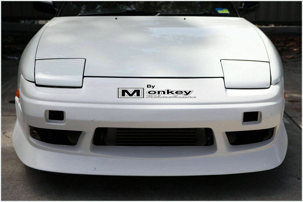 Installed View - Nissan 180SX: Uras Type X Style Front Bumper
