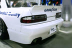 Installed View - Nissan 200SX S13: Rocket Bunny Style Rear Boot Drift Wing