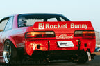 Installed View - Nissan 200SX S13: Rocket Bunny Style Rear Boot Drift Wing