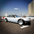 Installed View - Nissan 200SX S14: 4-Piece Wheel Flare Set