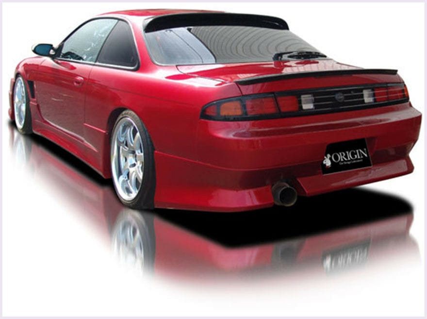 Installed View - Nissan 200SX S14: Origin Style Rear Boot Drift Wing