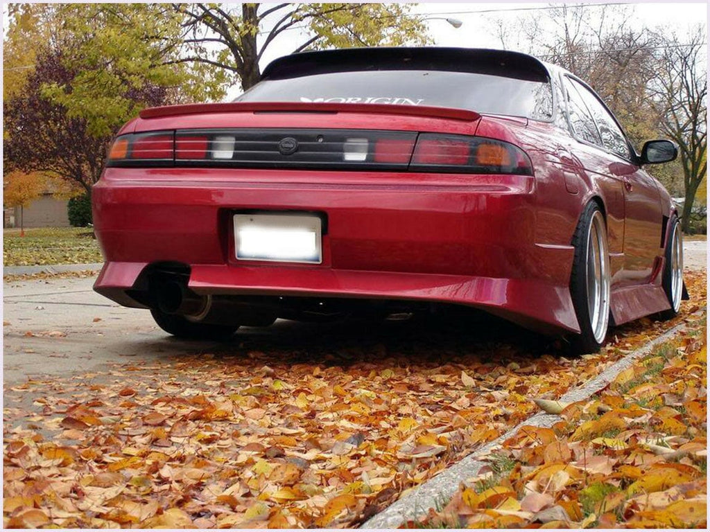 Installed View - Nissan 200SX S14: Origin Style Rear Boot Drift Wing