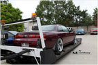 Installed View - Nissan 200SX S14: Origin Style Rear Boot Drift Wing