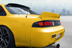 Installed View - Nissan 200SX S14: Rocket Bunny Style Rear Boot Drift Wing