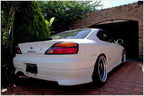 Installed View - Nissan 200SX S15: Origin Style Rear Boot Drift Wing