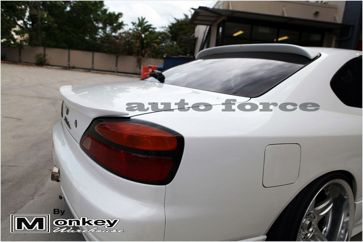 Installed View - Nissan 200SX S15: Origin Style Rear Roof Drift Wing