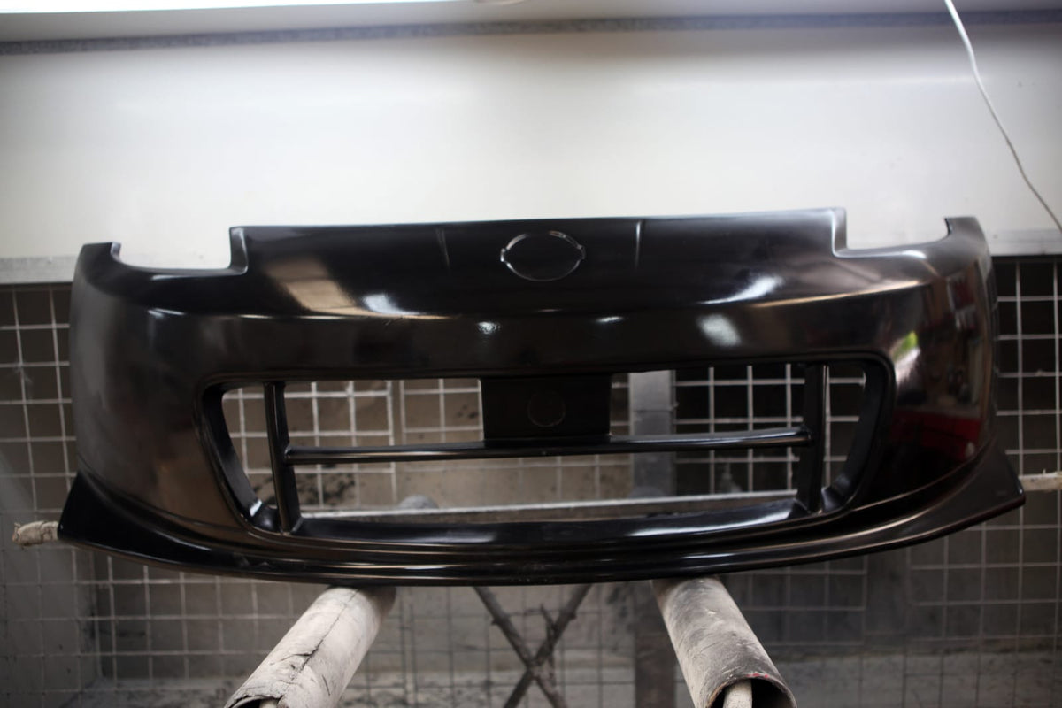 Installed View - Nissan 350Z Z33: Nismo V2 Style Front Bumper
