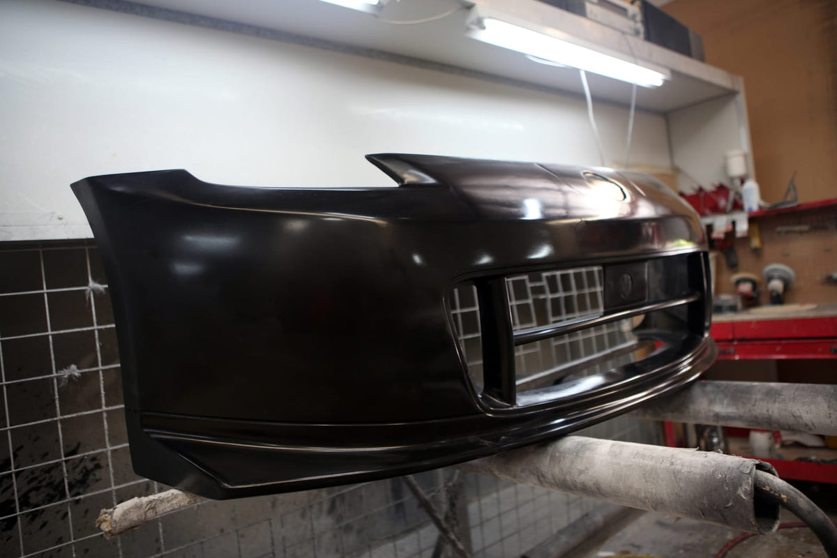 Installed View - Nissan 350Z Z33: Nismo V2 Style Front Bumper