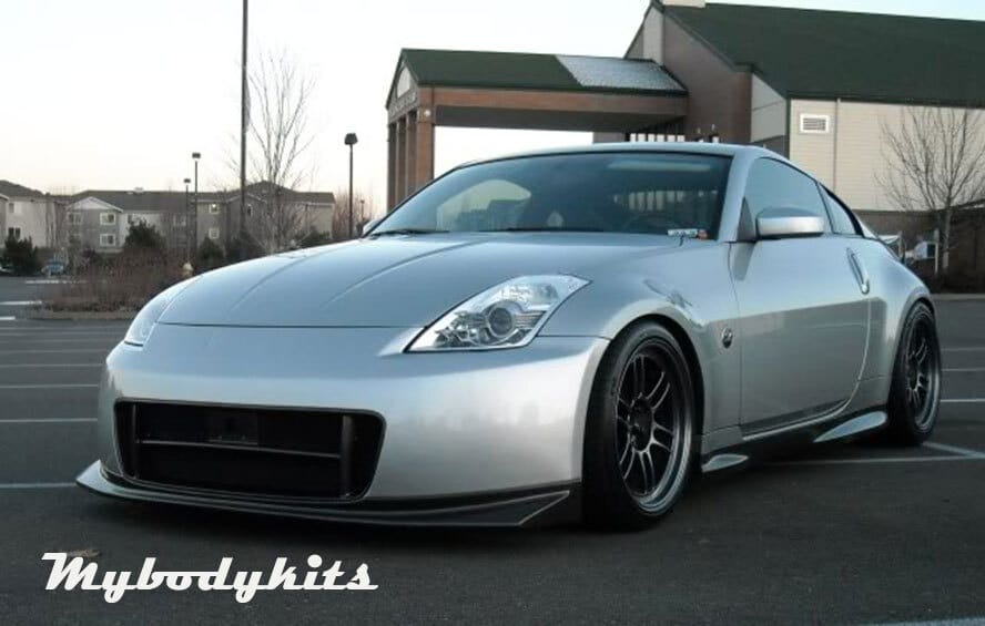 Installed View - Nissan 350Z Z33: Nismo V2 Style Front Bumper