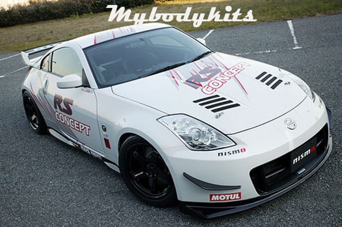 Installed View - Nissan 350Z Z33: Nismo V2 Style Front Bumper