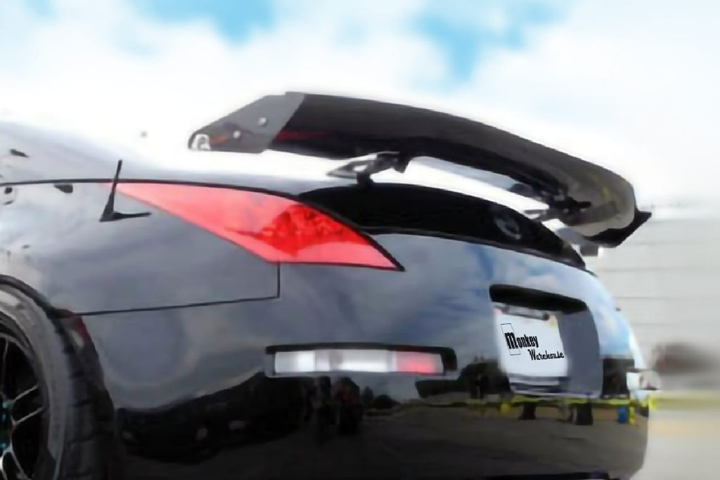 Installed View - Nissan 350Z Z33: Top Secret Style Rear Diffuser