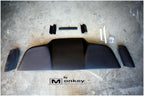 Installed View - Nissan 350Z Z33: Top Secret Style Rear Diffuser