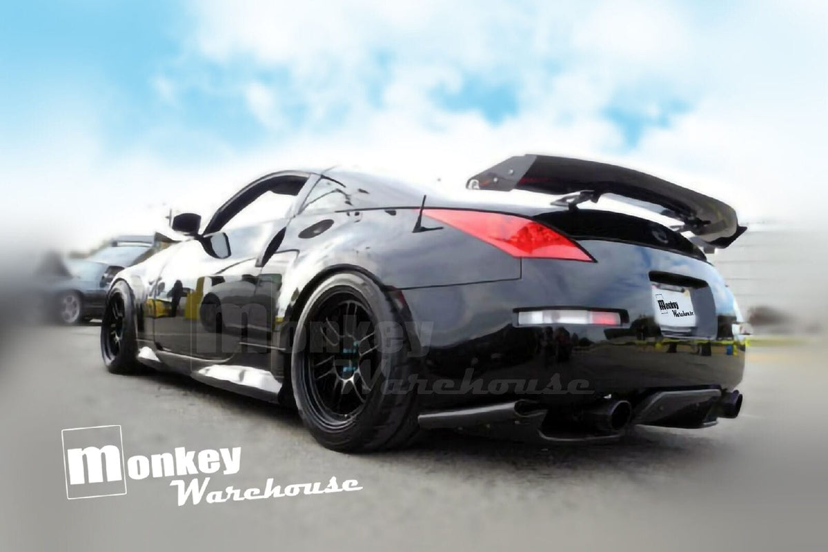 Installed View - Nissan 350Z Z33: Top Secret Style Rear Diffuser