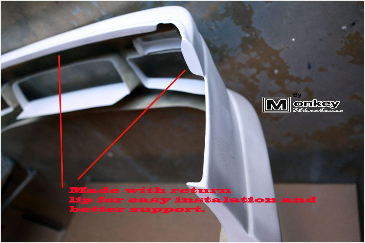 Installed View - Nissan Cefiro A31: Uras Style Front Bumper