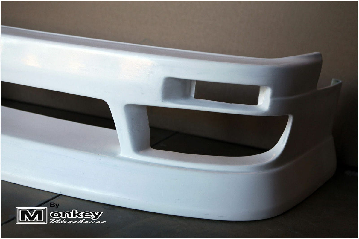 Installed View - Nissan Cefiro A31: Uras Style Front Bumper