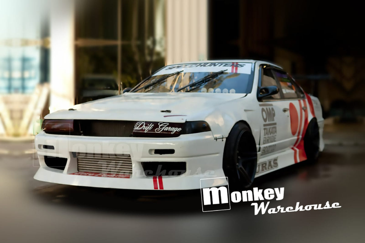 Installed View - Nissan Cefiro A31: Uras Style Front Bumper