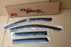 Installed View - Nissan Dualis / Qashqai J10 (2007-2013): Premium Window Visors