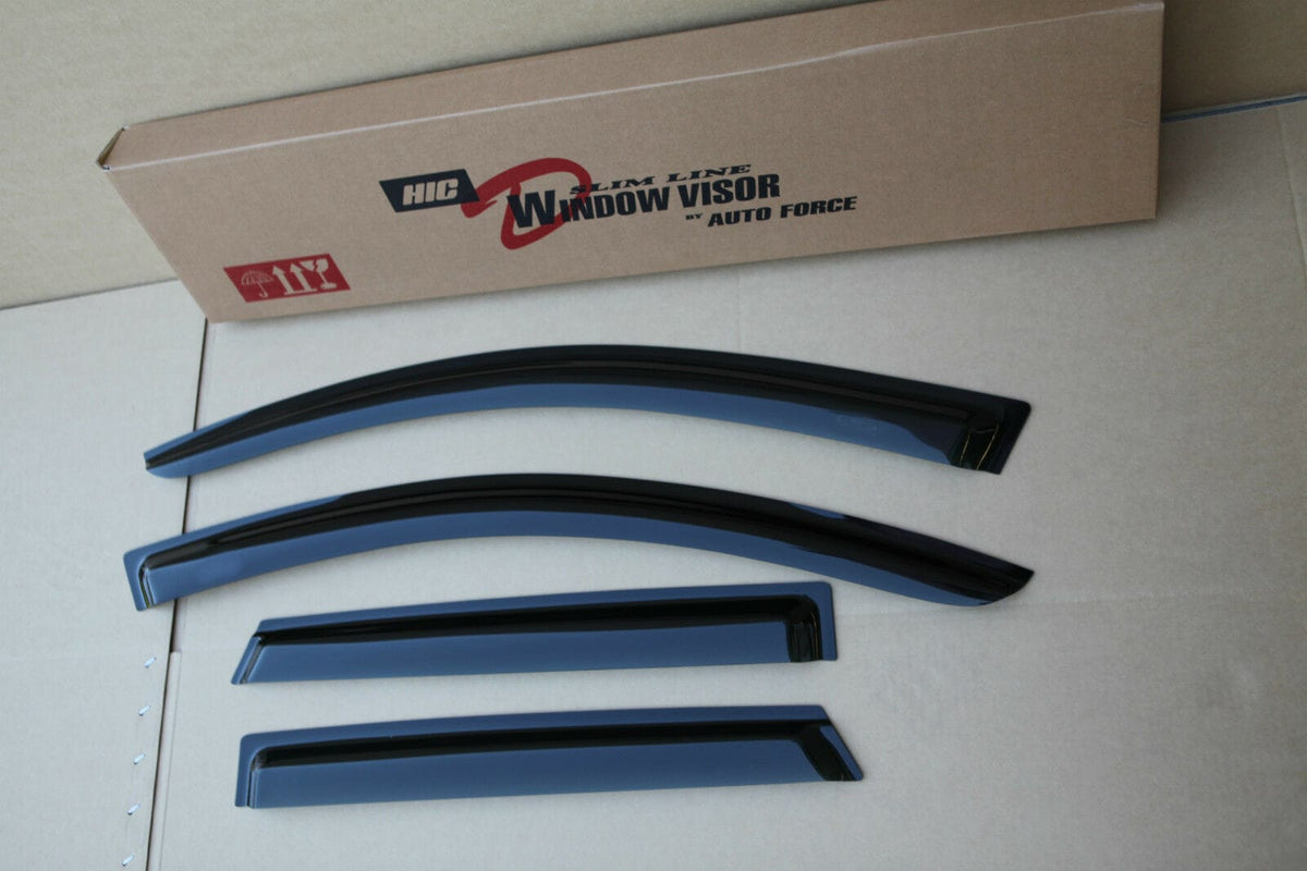 Installed View - Nissan Dualis / Qashqai J10 (2007-2013): Premium Window Visors