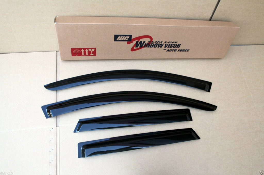 Installed View - Nissan Dualis / Qashqai J10 (2007-2013): Premium Window Visors