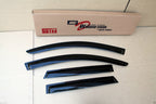 Installed View - Nissan Dualis / Qashqai J10 (2007-2013): Premium Window Visors