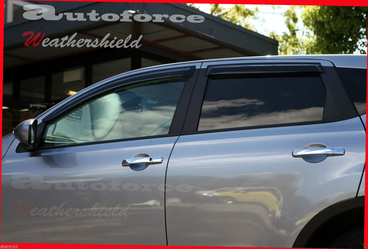 Installed View - Nissan Dualis / Qashqai J10 (2007-2013): Premium Window Visors