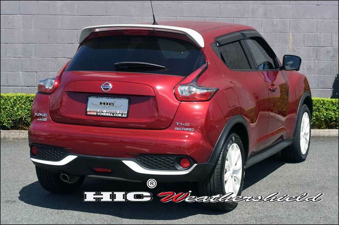 Installed View - Nissan Juke (2013-2019): Premium Window Visors