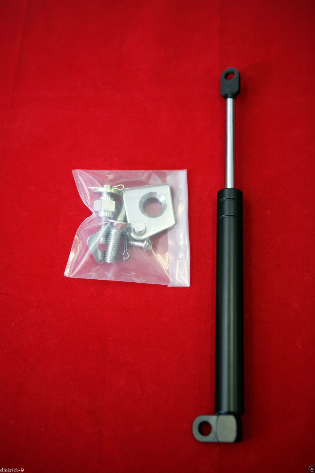 Installed View - Nissan Navara D40 (2005–2014): Tailgate Damper Kit
