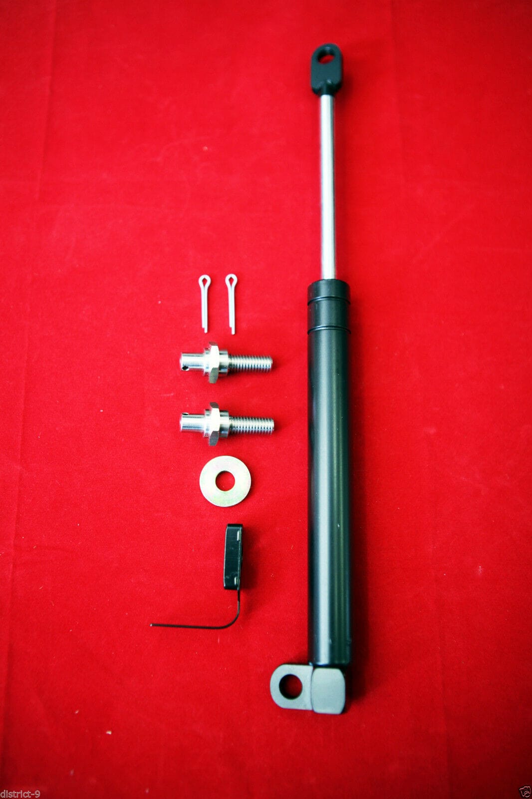 Installed View - Nissan Navara D40 (2005–2014): Tailgate Damper Kit