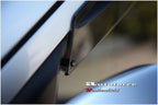 Installed View - Nissan Navara NP300 (2015-2025): Premium Window Visors