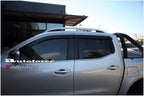 Installed View - Nissan Navara NP300 (2015-2025): Premium Window Visors