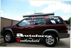 Installed View - Nissan Pathfinder R50 WX (1996-2005): Premium Window Visors