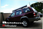 Installed View - Nissan Pathfinder R50 WX (1996-2005): Premium Window Visors
