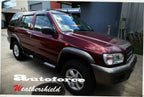 Installed View - Nissan Pathfinder R50 WX (1996-2005): Premium Window Visors