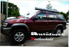 Installed View - Nissan Pathfinder R50 WX (1996-2005): Premium Window Visors